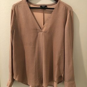 Beautiful peach and black top